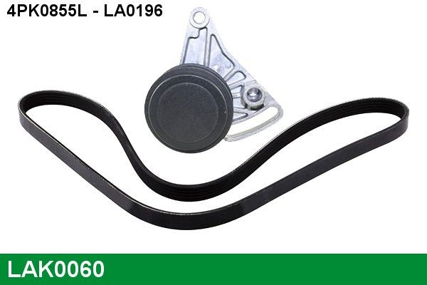 V-ribbed belt kit LUCAS - LAK0060