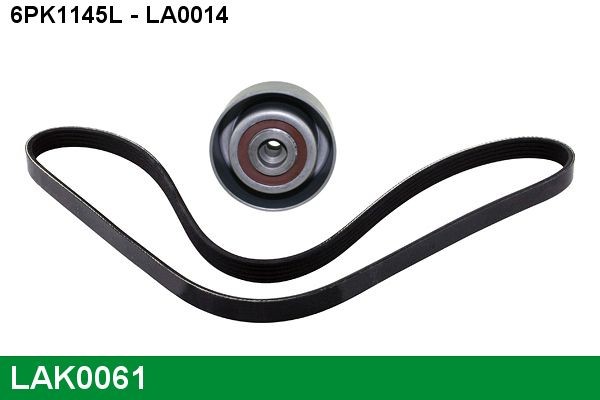 6PK1145L LUCAS LAK0061 V-Ribbed Belt Set 5751.91