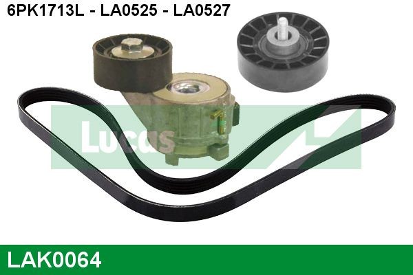 Serpentine belt kit LUCAS - LAK0064