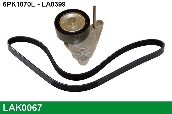 Poly v-belt kit LUCAS - LAK0067