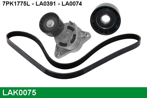 Auxiliary belt kit LUCAS - LAK0075