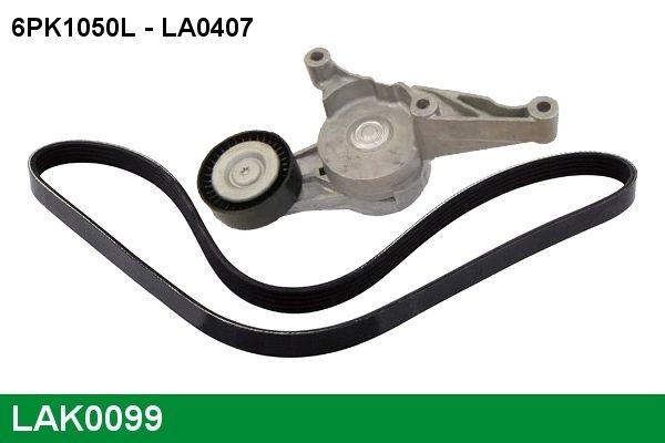 Great value for money - LUCAS V-Ribbed Belt Set LAK0099