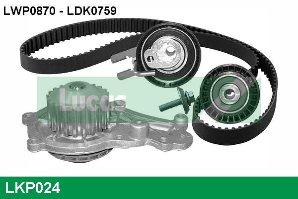 LUCAS LKP024 Water pump and timing belt kit FORD experience and price