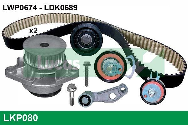 LUCAS LKP080 Timing Belt 461 091 19
