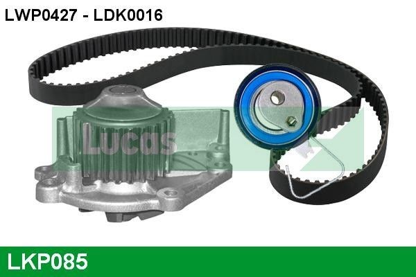 LUCAS LKP085 Water pump and timing belt kit MG MGF Convertible (RD) 1.8 i 16V 120 hp Petrol 1999