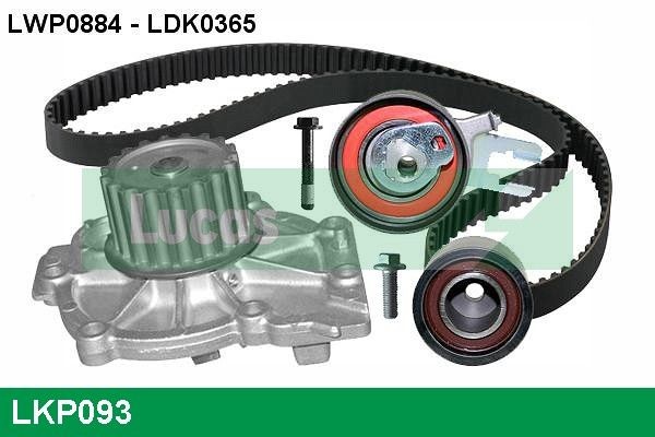 LUCAS LKP093 Water pump + timing belt kit Volvo C30 533 2.4 D5 180 hp Diesel 2008 price