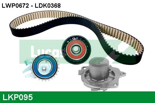 LUCAS LKP095 Water pump and timing belt kit OPEL experience and price