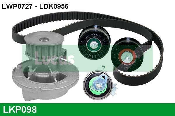 LUCAS LKP098 Water pump and timing belt kit OPEL experience and price