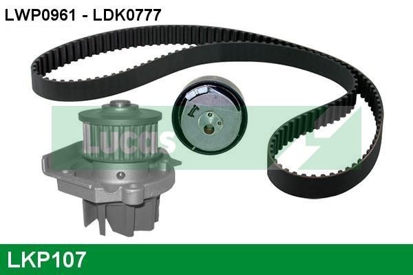 LUCAS LKP107 Water pump and timing belt kit OPEL experience and price