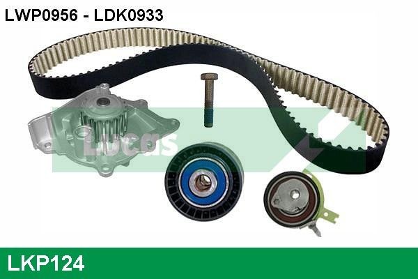 LDWP0956 LUCAS LKP124 Water pump and timing belt kit 6G9Q8B596AAK