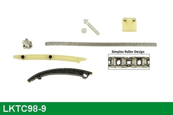 Cam chain kit LUCAS without gaskets/seals, without gear, Simplex - LKTC98-9