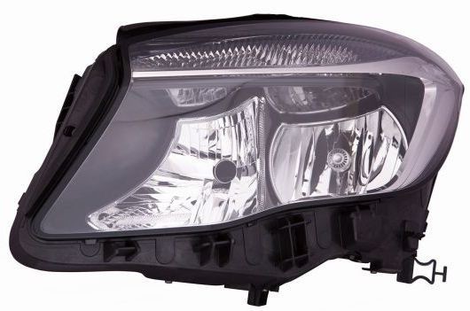 ABAKUS 440-11C5LMLDEM2 Headlight Left, H7, H15, PY21W, black, without bulb holder, with motor for headlamp levelling, PX26d, PGJ23t-1, BAU15s