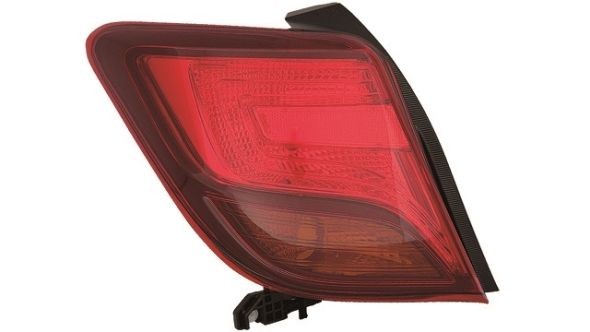 16022911 IPARLUX Tail lights TOYOTA Left, Outer section, P21W, without bulb holder