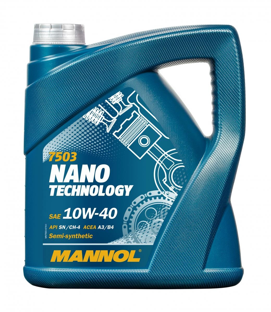 Engine oil MANNOL 10W-40, 4l, Part Synthetic Oil longlife MN7503-4