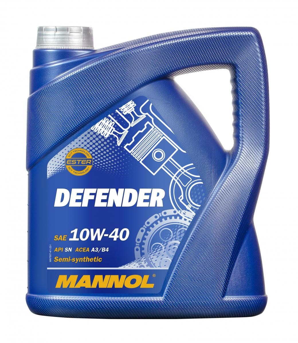 MANNOL DEFENDER MN7507-4 Engine oil 10W-40, 4l, Part Synthetic Oil