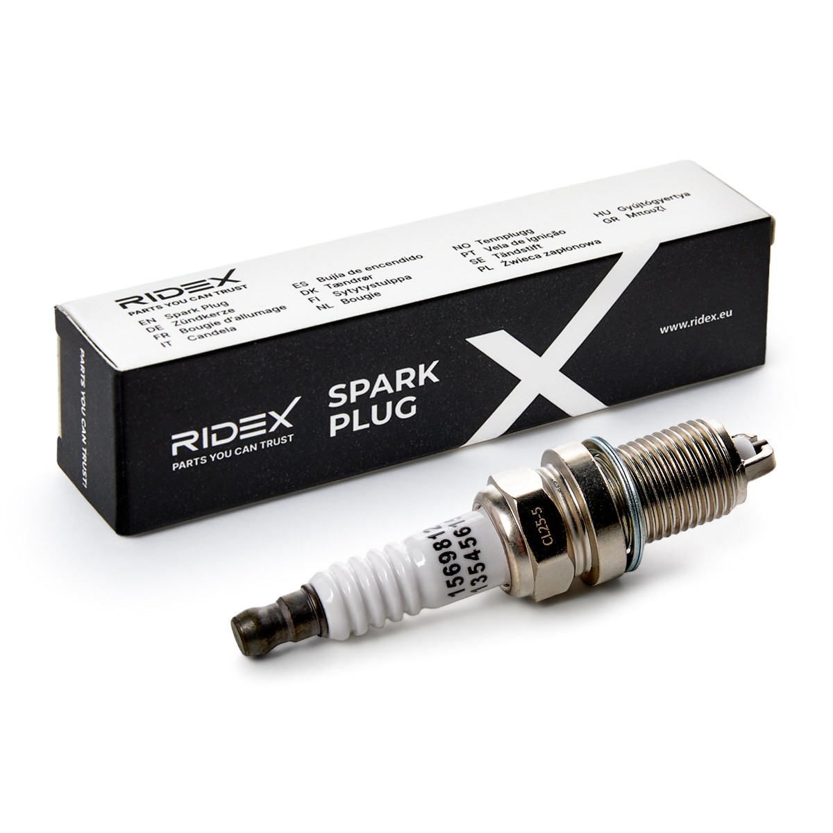 RIDEX 686S0073 Spark plug M14x1,25, Spanner Size: 16 mm, Screw on