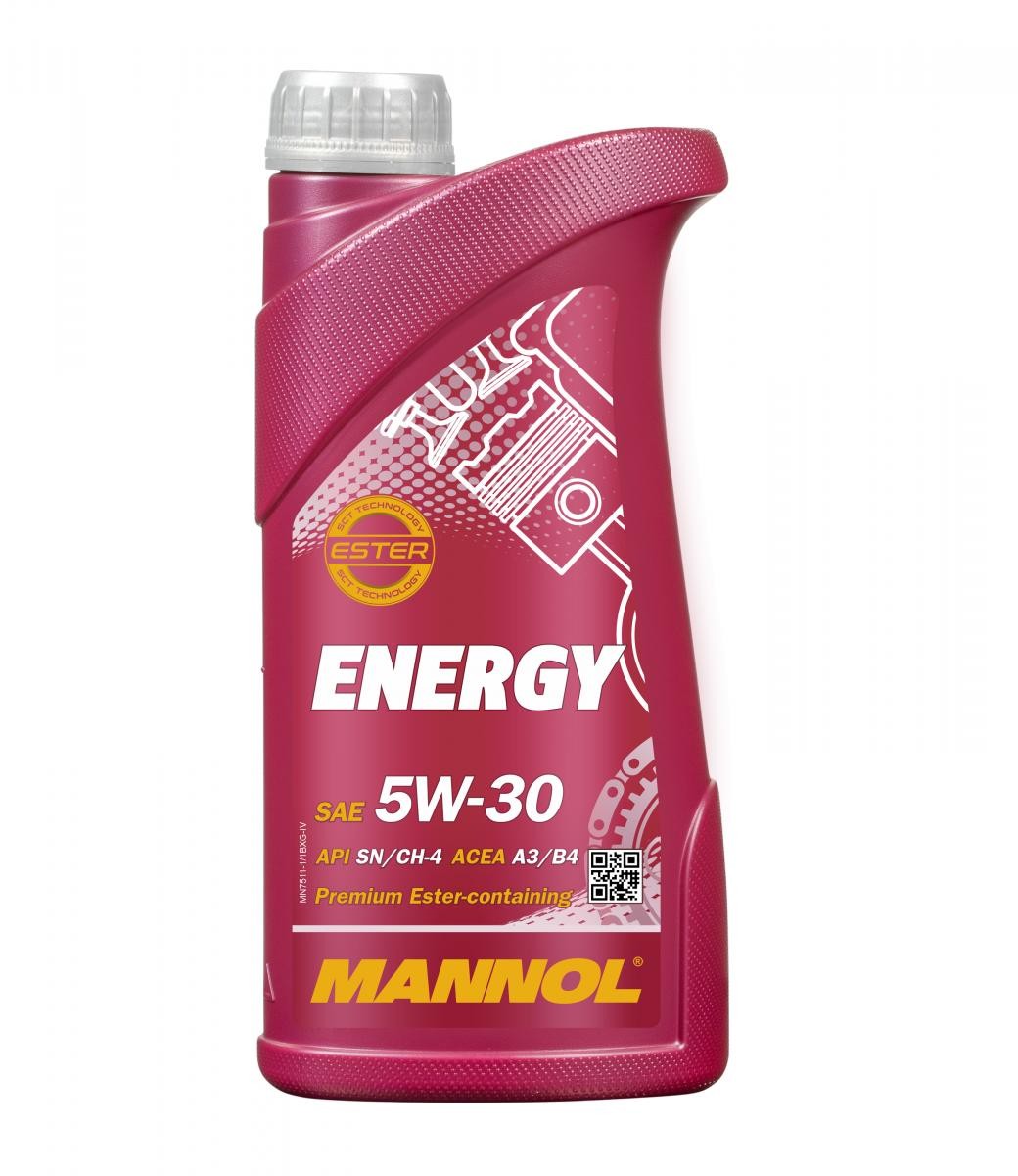 MANNOL MN7511-1 Auto motorolie 5W-30, 1L, Deels synthetische olie Mini in originele kwaliteit