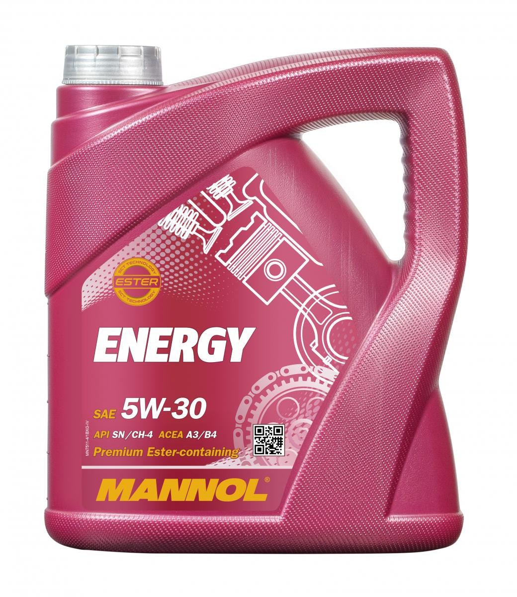 MANNOL ENERGY MN7511-4 Engine oil 5W-30, 4l, Part Synthetic Oil