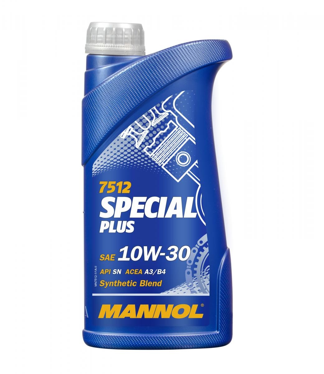 MANNOL SPECIAL PLUS MN7512-1 Engine oil 10W-30, 1l, Part Synthetic Oil