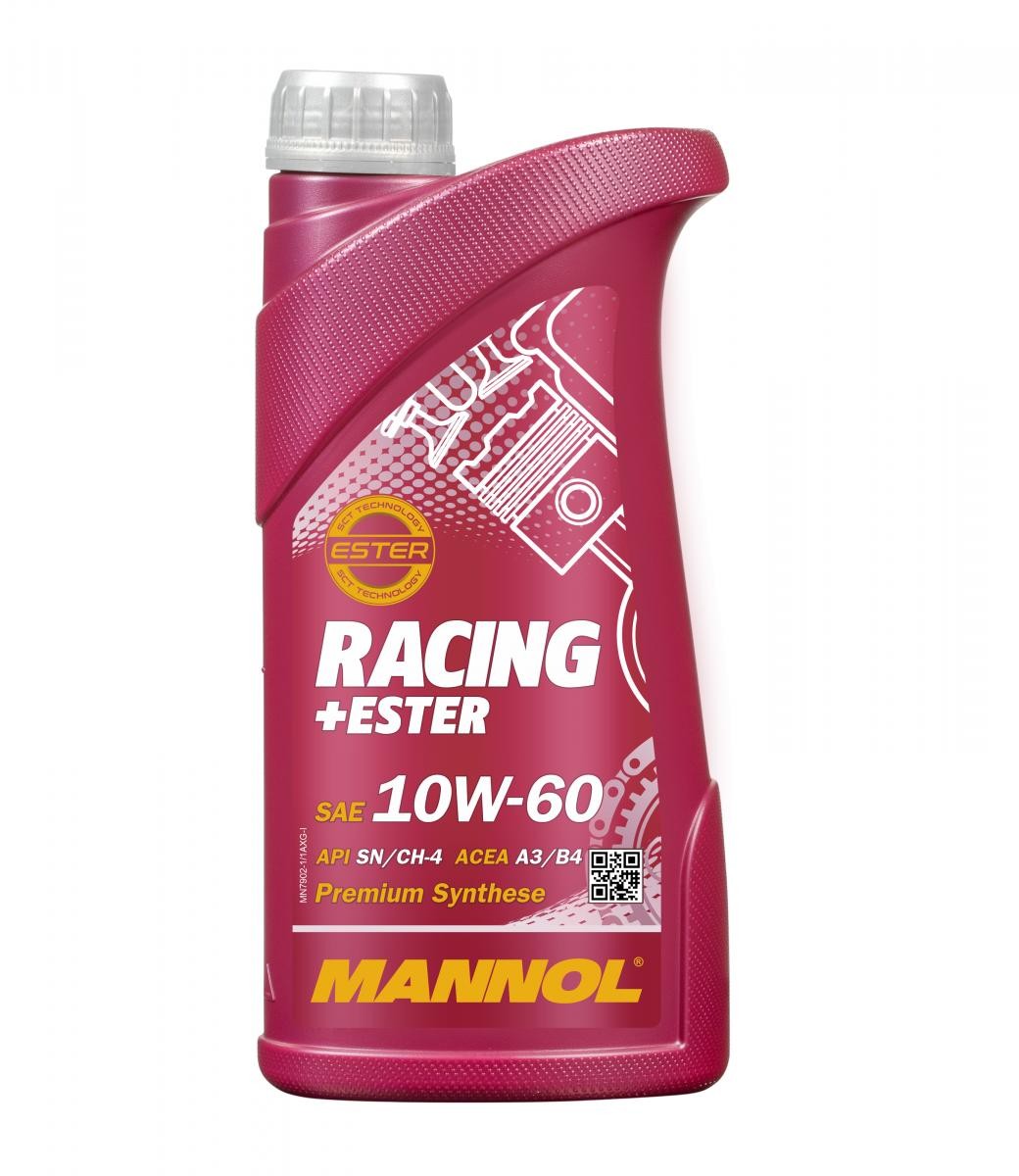MANNOL RACING+ESTER MN7902-1 Engine oil 10W-60, 1l, Synthetic Oil