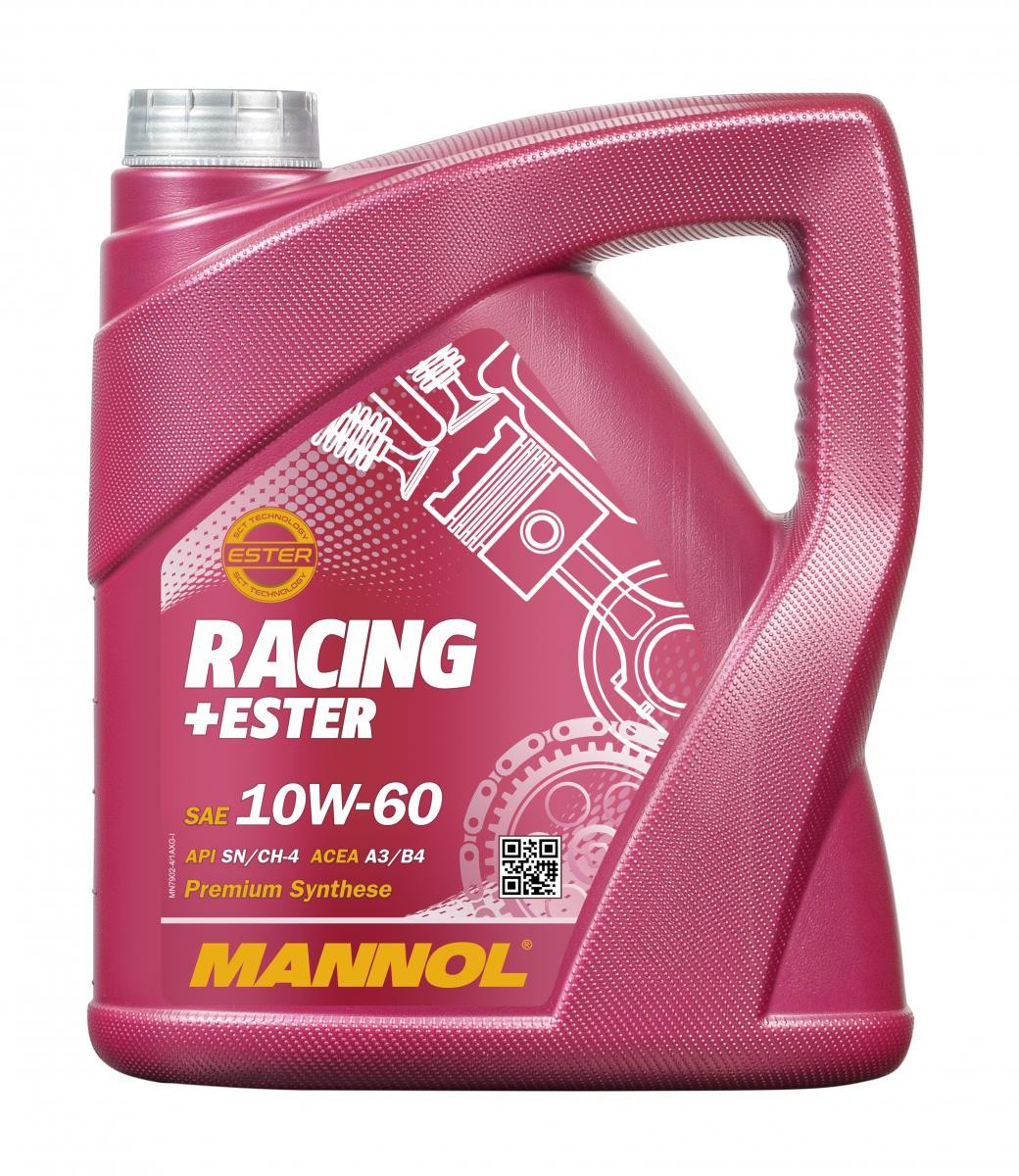 MANNOL RACING+ESTER MN7902-4 Engine oil 10W-60, 4l, Synthetic Oil