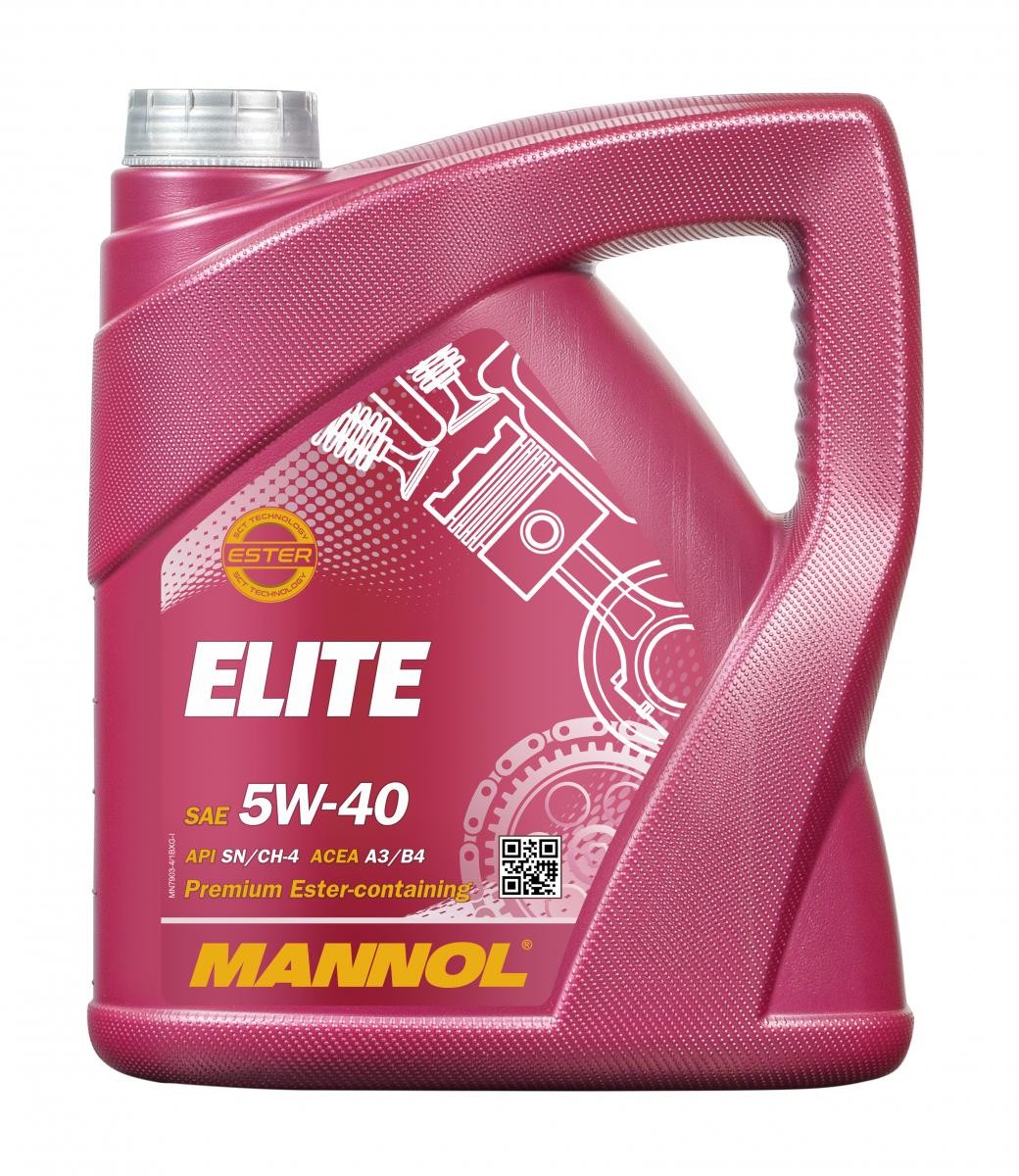 MANNOL ELITE MN7903-4 Engine oil 5W-40, 4l, Synthetic Oil