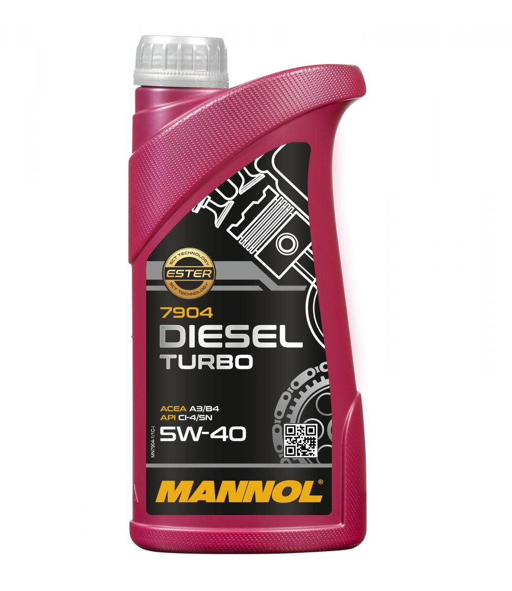 Engine oil MN7904-1 MANNOL DIESEL TURBO 5W-40, 1l, Synthetic Oil