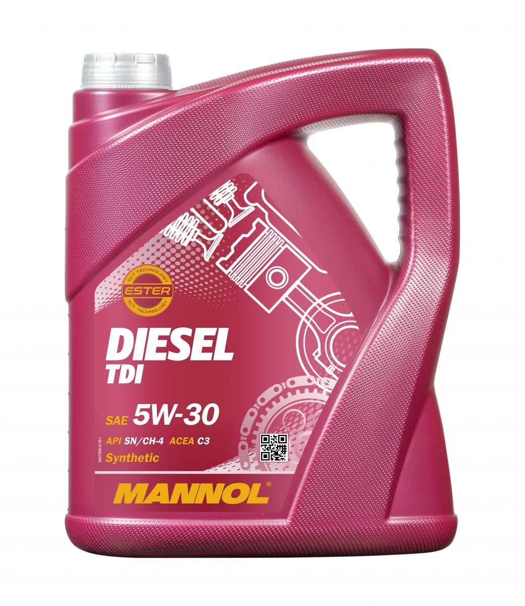 Auto Öl MB 229.52 5W-30, 5l, Synthetiköl MANNOL - MN7909-5 DIESEL TDI
