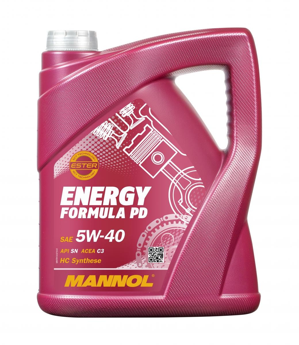 MANNOL ENERGY FORMULA PD MN7913-5 Moottoriöljy 5W-40, 5l, Synteettinen öljy