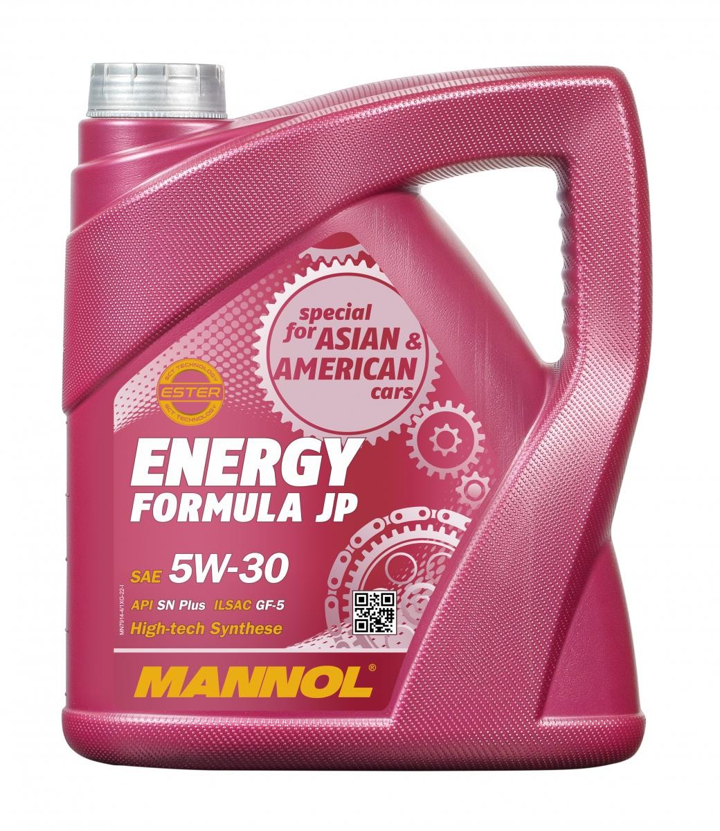 Motor oil 5W 30 longlife petrol - MN7914-4 MANNOL ENERGY FORMULA JP