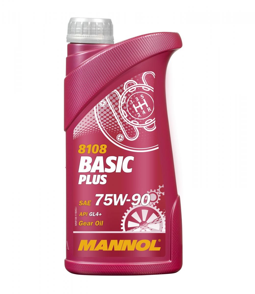 MANNOL BASIC PLUS 75W-90, Vollsynthetiköl, Inhalt: 1l MIL-L 2105, VW 501 50 Getriebeöl MN8108-1 kaufen