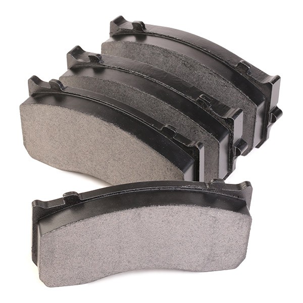 402B1162 Set of brake pads 402B1162 RIDEX Rear Axle, Front Axle, not prepared for wear indicator, with accessories