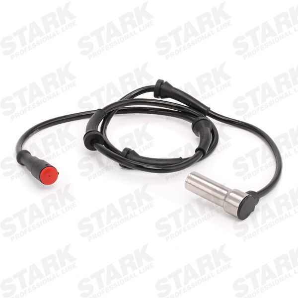 STARK SKWSS-0350314 ABS sensor both sides, Front, 2-pin connector, 1060mm, 12V, Electric, black, round, Female