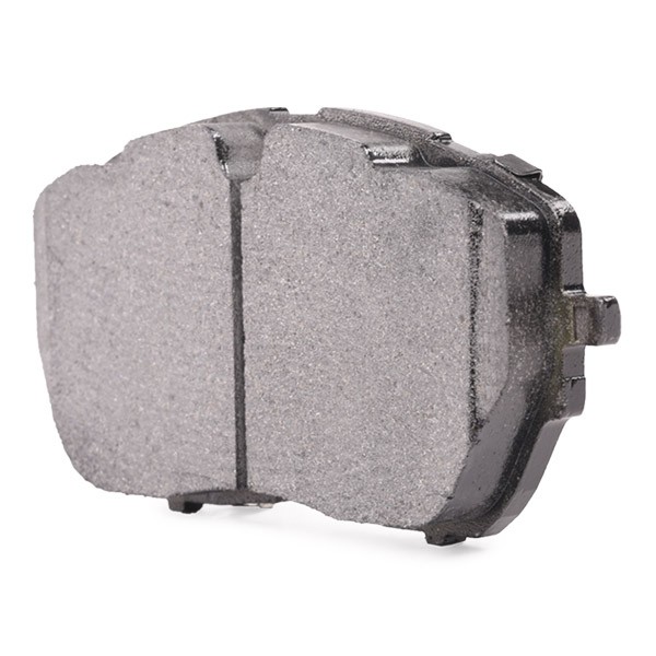 402B1202 Set of brake pads 402B1202 RIDEX Front Axle, prepared for wear indicator, excl. wear warning contact