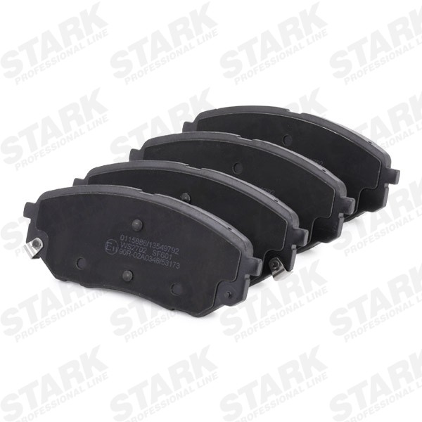 SKBP0011803 Disc brake pads STARK SKBP-0011803 review and test