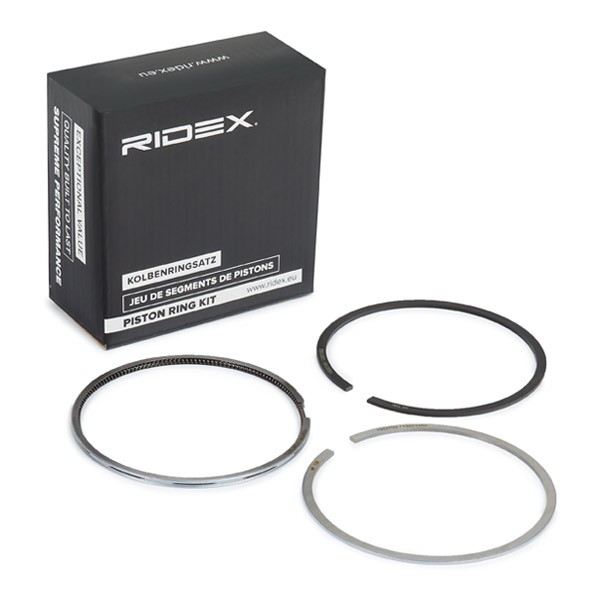 Image of RIDEX Piston Ring Kit BMW,BERTONE 444P0012 11251713179,11251713192,11251713193 Piston Ring Set 1713179,1713192,1713193,RR24016,RRK24016A00
