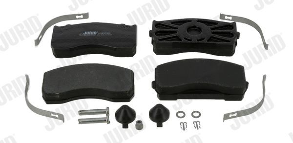 JURID not prepared for wear indicator Height 1: 84mm, Height: 84mm, Width 1: 174mm, Width: 185mm, Thickness: 27mm Brake pads 2918305390 buy