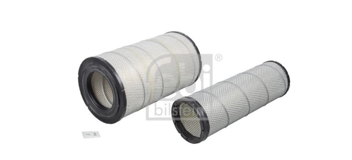 FEBI BILSTEIN 312mm, 555mm, Filter Insert, with grease Length: 555mm Engine air filter 100459 buy