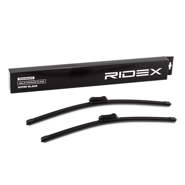 RIDEX 298W0227 Wiper blade 650, 480 mm Front, Beam, with spoiler, Flat, 26/ 19 Inch