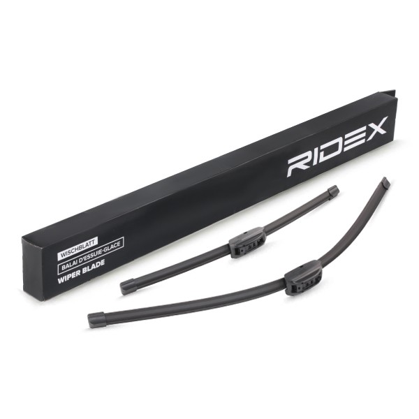 RIDEX 298W0228 Torkarblad 650, 450 mm Fram, Ramlös, för vänsterstyrd