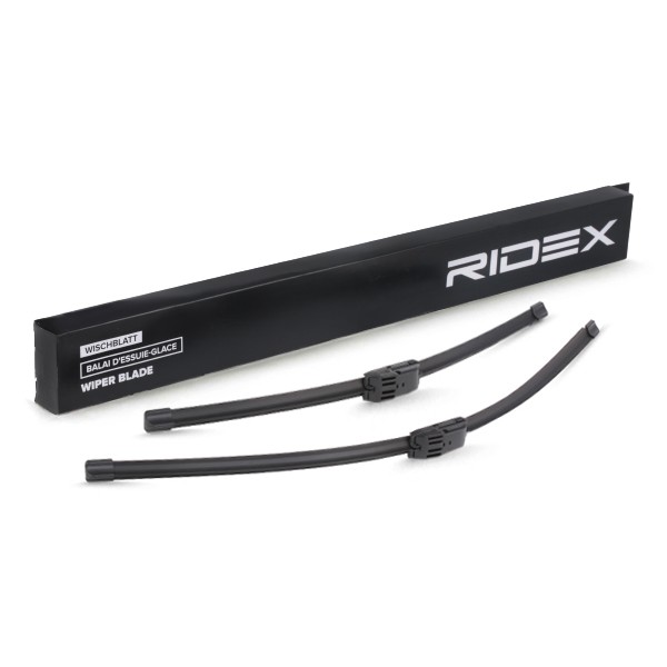 RIDEX 298W0260 Wiper blade 650, 500 mm Front, Flat wiper blade, Beam, for left-hand drive vehicles