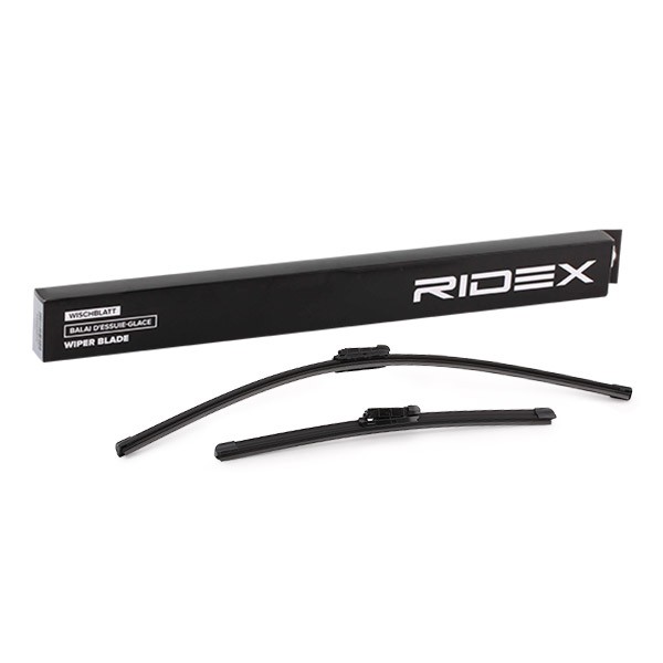 RIDEX 298W0271 Wiper blade 650/ 400 mm Front, Beam, Flat, 26/ 16 Inch