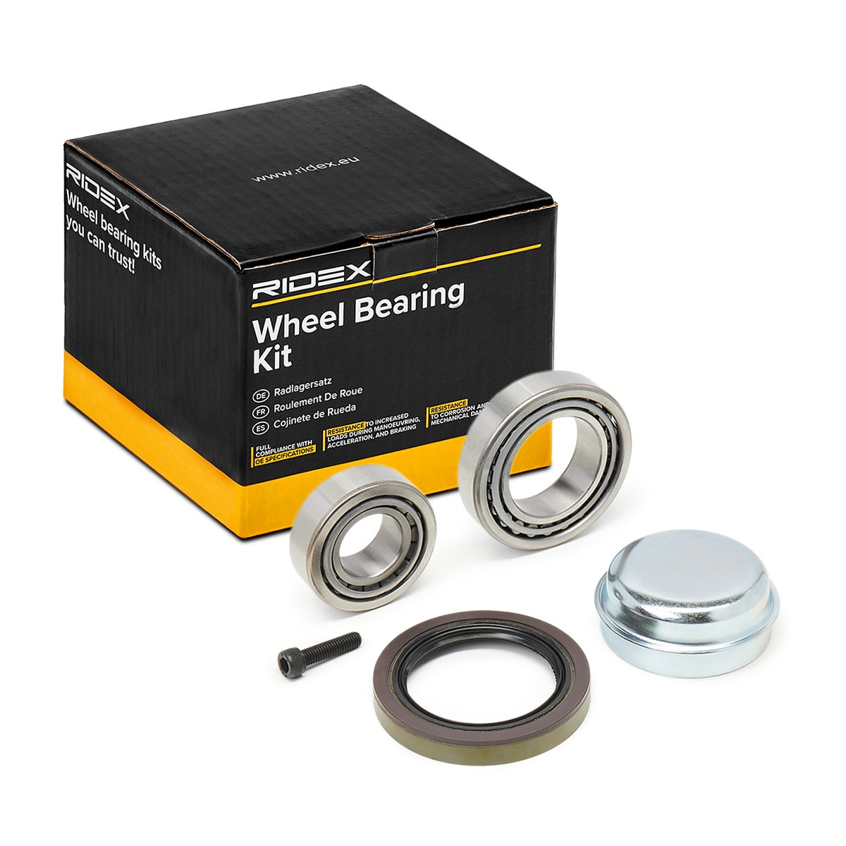 RIDEX Hub bearing 654W0838 suitable for MERCEDES-BENZ S-Class