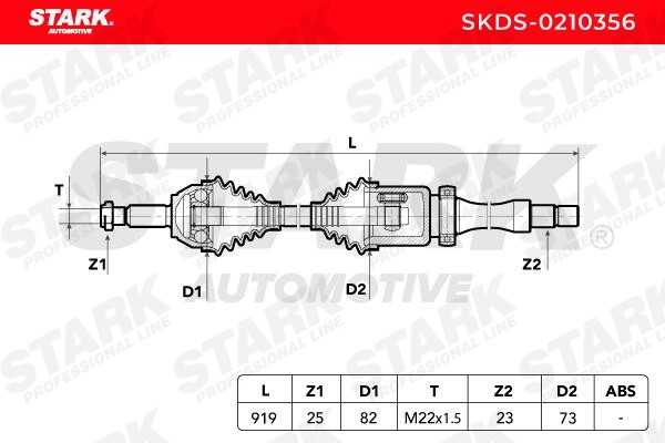 STARK CV axle SKDS-0210356 buy online