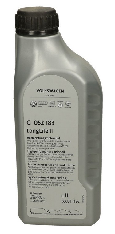Auto oil VW 50600 VAG - G052183M2 LongLife II