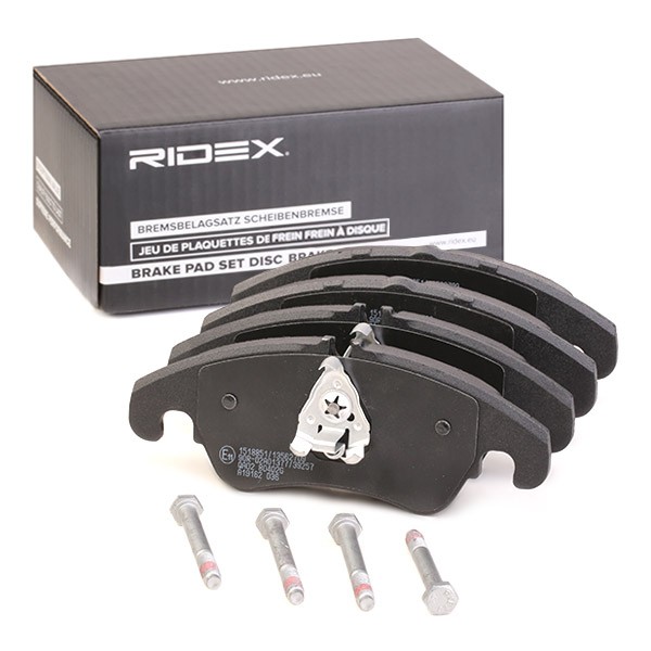 RIDEX Brake pad kit 402B1284 for Ford Focus Mk2