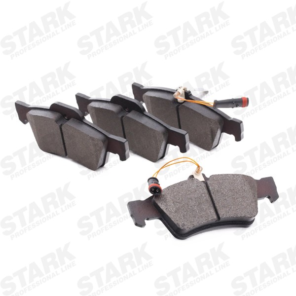 STARK SKBP-0011883 Disc pads Rear Axle, prepared for wear indicator, incl. wear warning contact