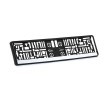MONTE CARLO CHROM Number plate frames Chrome from ARGO at low prices - buy now!