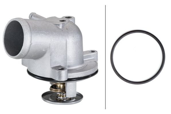 HELLA Opening Temperature: 71°C, with gaskets/seals Thermostat, coolant 8MT 354 778-321 buy