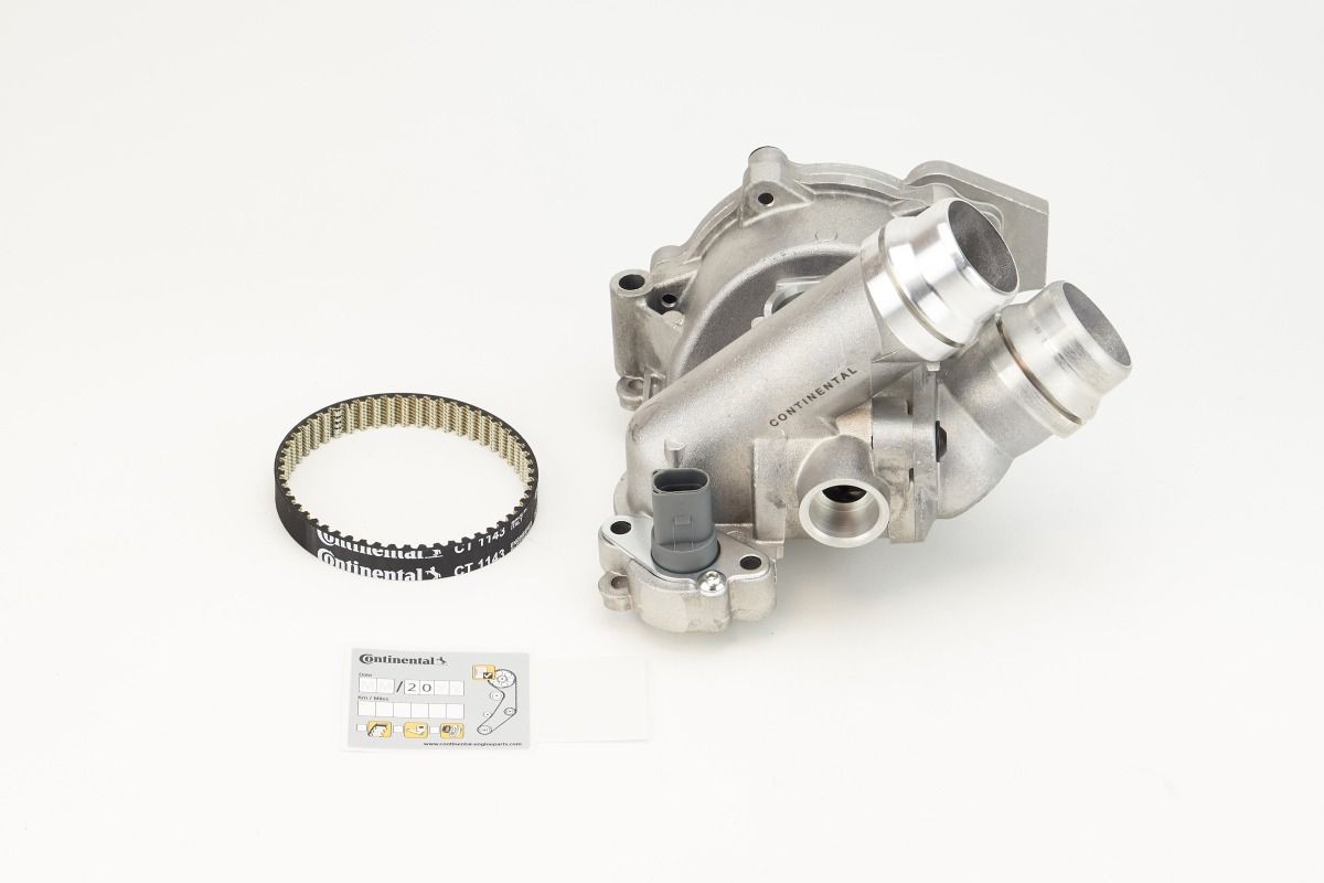 CONTITECH CT1143WP2 Water pump and timing belt kit Thermostat fitted in water pump, Number of Teeth: 54, Width: 12 mm